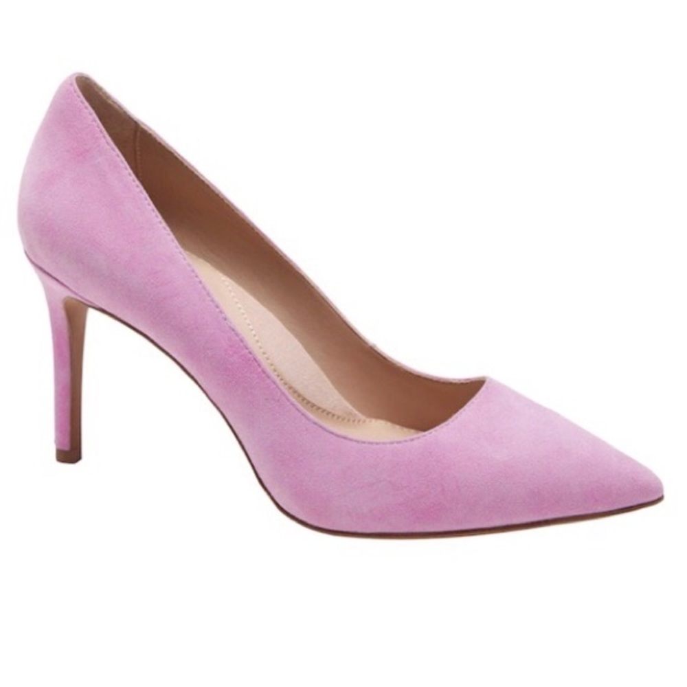 Lilac Suede Heels